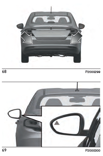 Fiat Tipo. BSA-SYTEM (Blind Spot Assist)