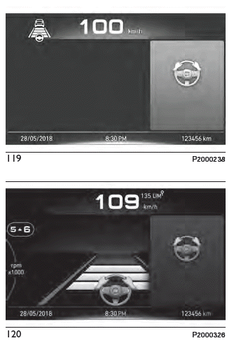Fiat Tipo. DISPLAY-ANZEIGEN UND -MELDUNGEN