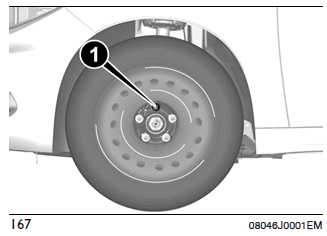 Fiat Tipo. VORGEHEN BEI EINEM RADWECHSEL