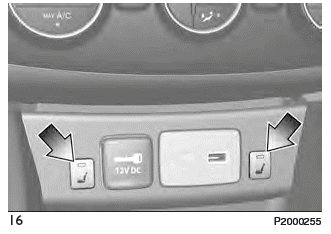 Fiat Tipo. ELEKTRISCHE HEIZUNG DER VORDERSITZE