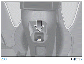 Fiat Tipo. USB-Anschluss zum Aufladen