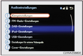 Lexus CT. Verwenden des Audiosystems (Lexus-Display-Audiosystem)