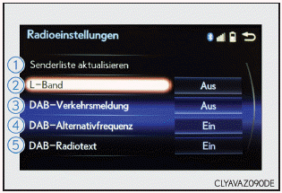 Lexus CT. Verwenden des Audiosystems (Lexus-Display-Audiosystem)