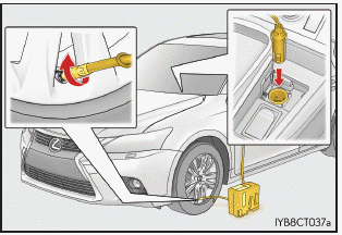 Lexus CT. Vorgehen im Notfall