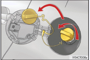 Lexus CT. Tanken