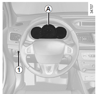 Renault Fluence. Kontrolllampen