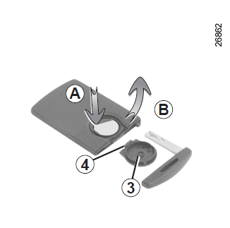 Renault Fluence. RENAULT Keycard: Batterie