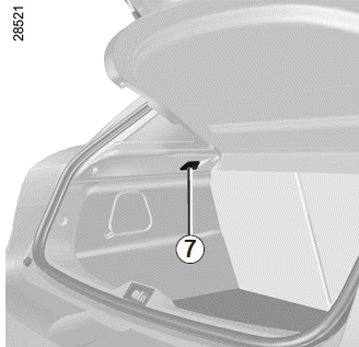 Renault Fluence. Handschuhfachleuchte