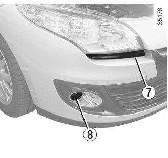 Renault Fluence. Scheinwerfer (Lampenwechsel)