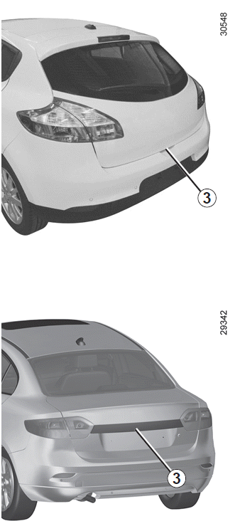 Renault Fluence. Entriegelung des Fahrzeugs