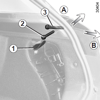 Renault Fluence. Schlussleuchten (Lampenwechsel)