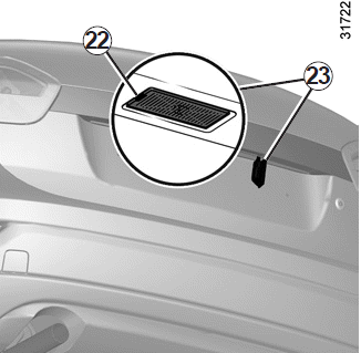 Renault Fluence. Schlussleuchten (Lampenwechsel)