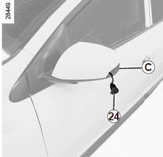 Renault Fluence. Schlussleuchten (Lampenwechsel)