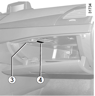 Renault Fluence. INNENBELEUCHTUNG: Lampenwechsel