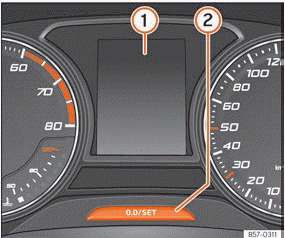 Seat Toledo. Abb. 41 Kombiinstrument