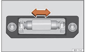 Seat Toledo. Abb. 109 Glühlampe auswechseln