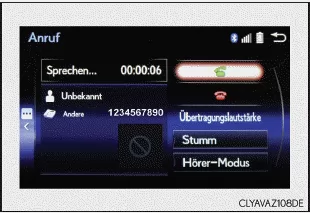 Lexus CT. Bluetooth (Lexus-Display-Audiosystem)