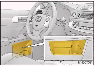 Lexus CT. Verwenden der Ablagemöglichkeiten