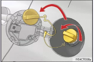 Lexus CT. Tanken