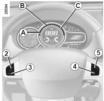 Renault Fluence. Einschalten