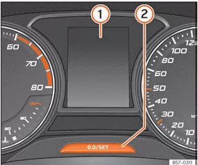 Seat Toledo. Abb. 41 Kombiinstrument