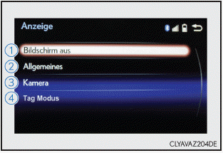 Lexus CT. Einstellungen (Lexus-Display-Audiosystem)